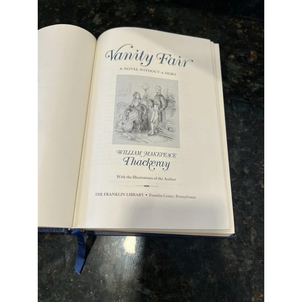 Franklin Mint-Vanity Fair by William Makepeace Thackeray Hardcover w/leather New